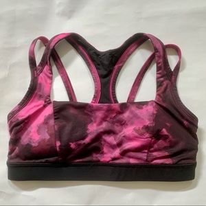 Lululemon Purple & Black Sports Bra Sz 8